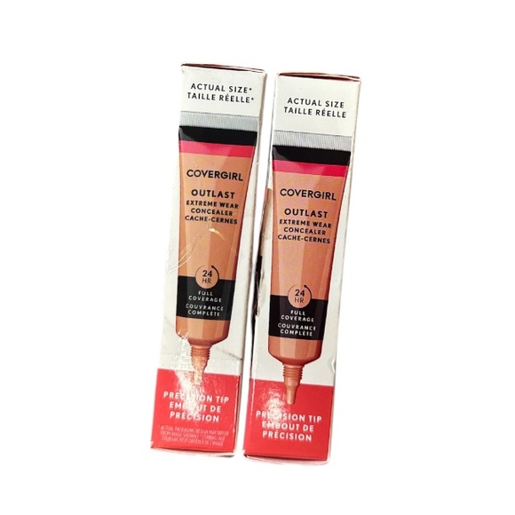 2 Pack Covergirl Outlast Extreme Wear Concealer, Natural Beige 840 - Picture 2 of 2